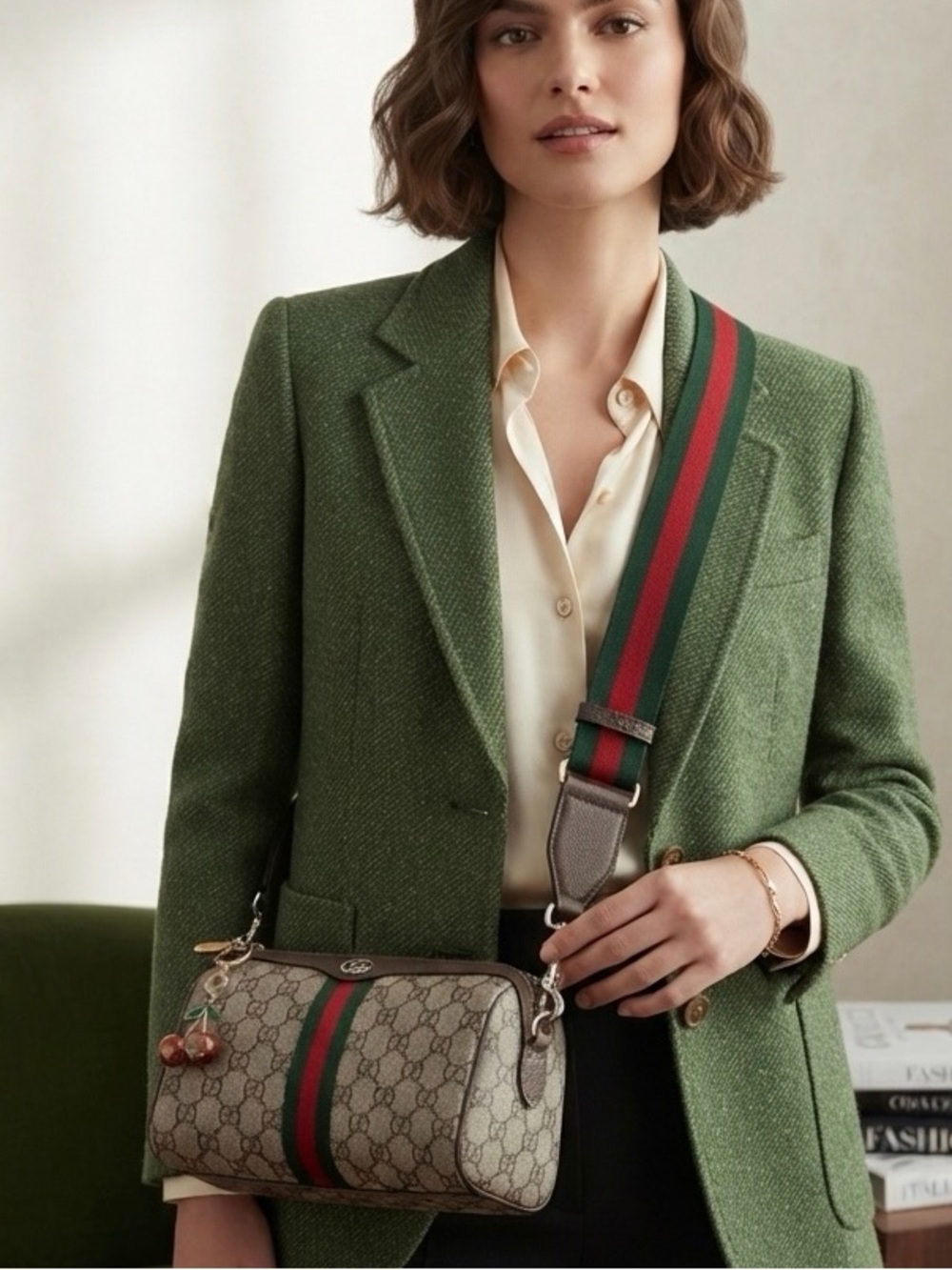 Classic Gucci Ophidia GG Supreme Mini Duffle Bag - Picture 13 of 13